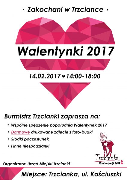 Walentynki 2017 "Zakochani w Trzciance"